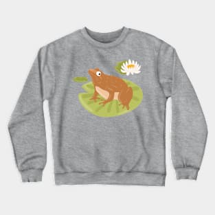 Toad Flower Hand drawn Crewneck Sweatshirt